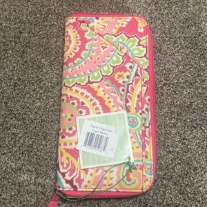 Vera Bradley Capri Melon Travel Organizer Brand New With Tags